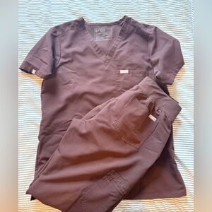 Figs Scrub Set in Espresso